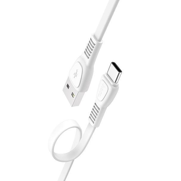 Kabel USB A do USB C Hoco 2,4A 1 m X40 biały