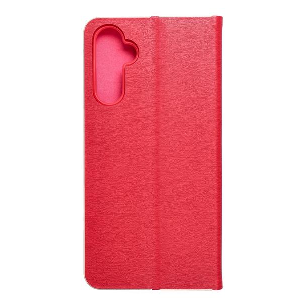 Etui z klapką na Samsung A34 5G Luna Book Gold czerwone