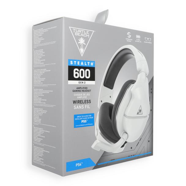 Słuchawki bezprzewodowe nauszne gamingowe Turtle Beach Stealth 600P Gen 2 do PS4 / PS5 białe