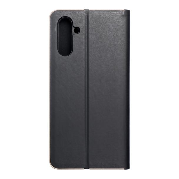 Etui z klapką na Samsung A13 5G / A04S Luna Book Gold czarne