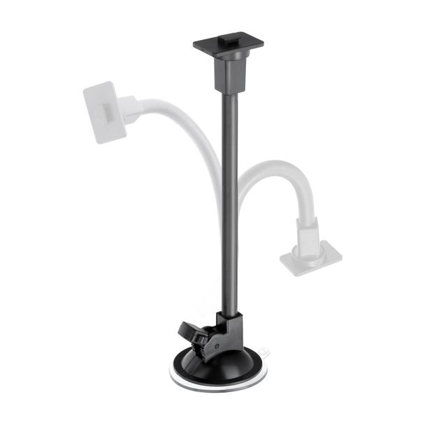Uchwyt na telefon do samochodu uniwersalny Forcell F-Grip Oval 27 cm do szyby / deski / kratki czarny