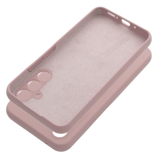 Futerał do Samsung A54 5G Silicone 2mm pudrowy róż