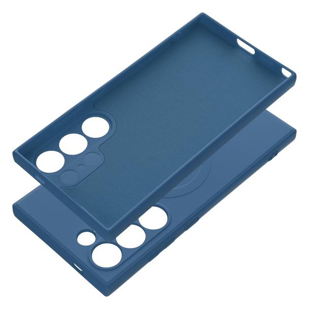 Futerał do Samsung S24 ULTRA Silicone Mag Cover zgodny z MagSafe niebieski