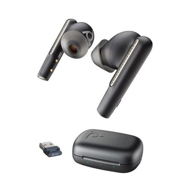 Słuchawki bezprzewodowe douszne Poly Voyager Free 60 UC BT700 USB A czarne