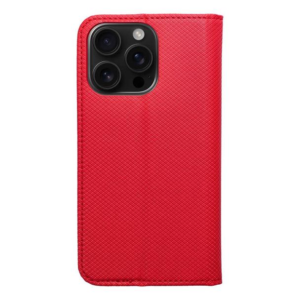 Etui z klapką na iPhone 16 PRO Smart Case Book czerwone