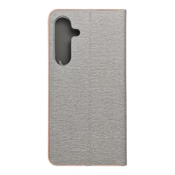 Etui z klapką na Samsung S25 PLUS Luna Book Gold srebrne