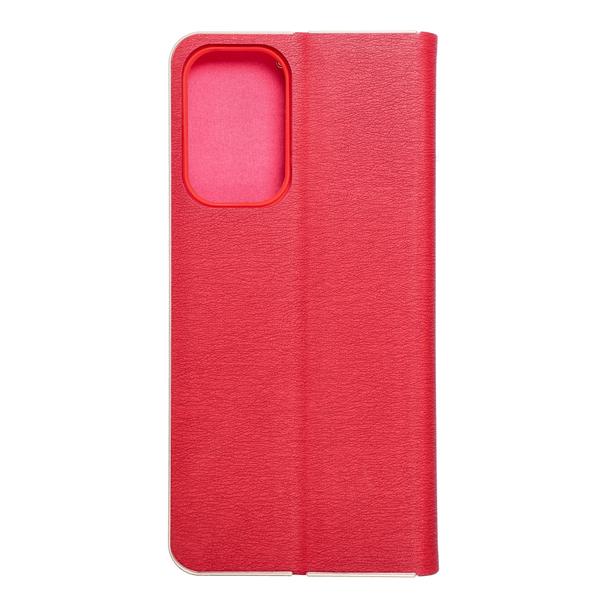 Etui z klapką na Samsung A23 5G Luna Book Gold czerwone