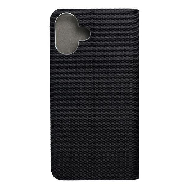 Etui z klapką na iPhone 16 PLUS Sensitive Book czarne