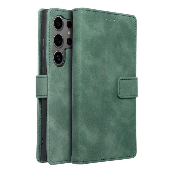 Etui z klapką na Samsung S24 ULTRA Tender Book zielone