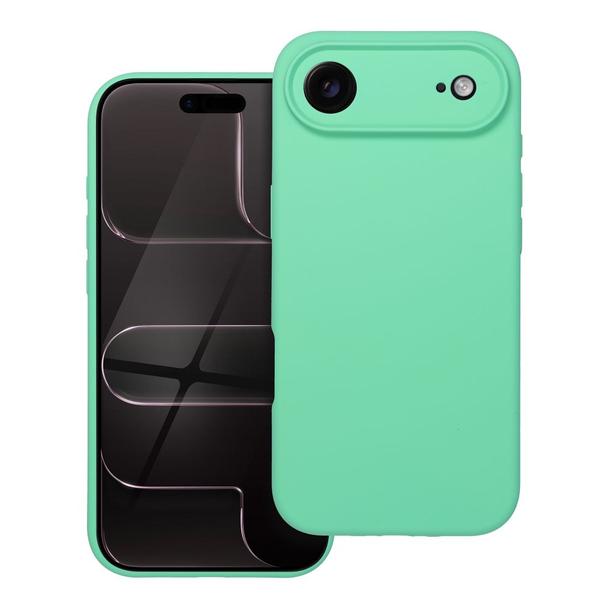 Futerał do iPhone 17 AIR Silicone 2mm zgodny z MagSafe miętowy