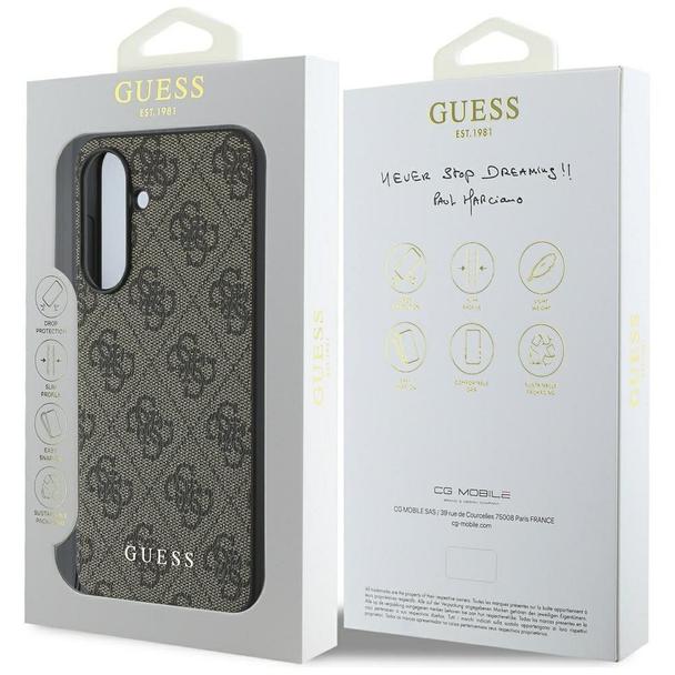 GUESS futerał do SAMSUNG A56 GUHCSA56GF4GBR (PU 4G Charm) brązowy