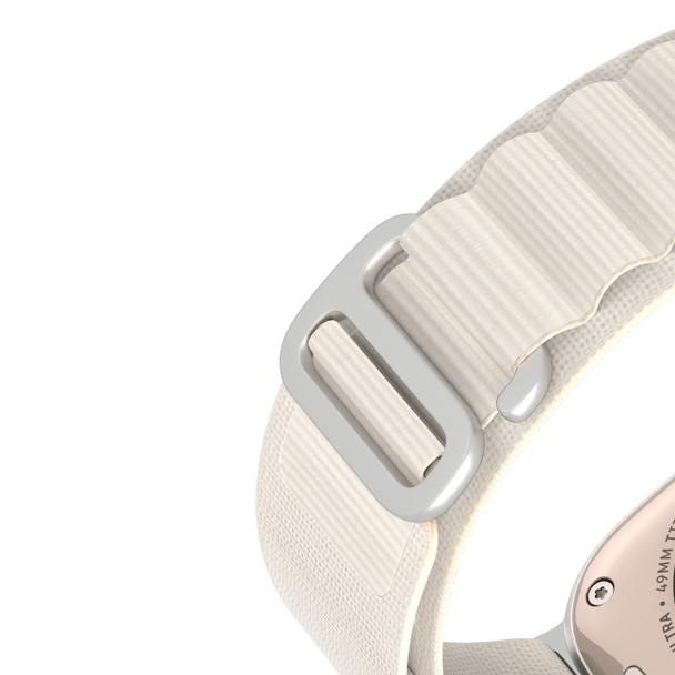 DUX DUCIS pasek GS nylonowy do Apple Watch 38 / 40 / 41 mm platynowy
