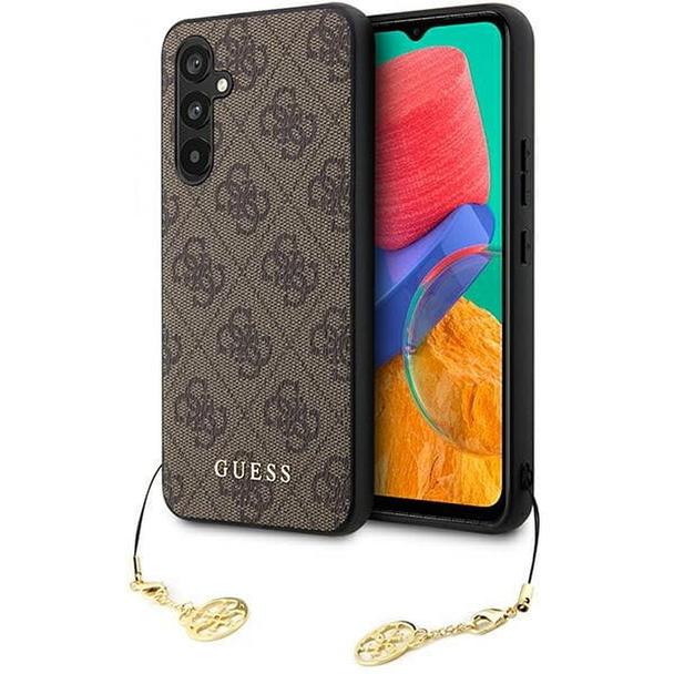 GUESS futerał do SAMSUNG A54 GUHCSA54GF4GBR (4G Charms Collection) brązowy
