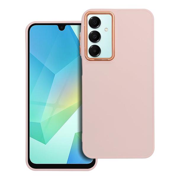 Futerał do Samsung A16 5G / A16 4G Frame pudrowy róż