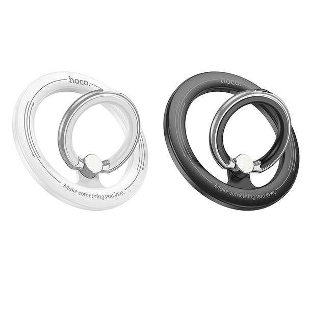 Uchwyt na telefon na palec Hoco magnetyczny Ring GH1 biały