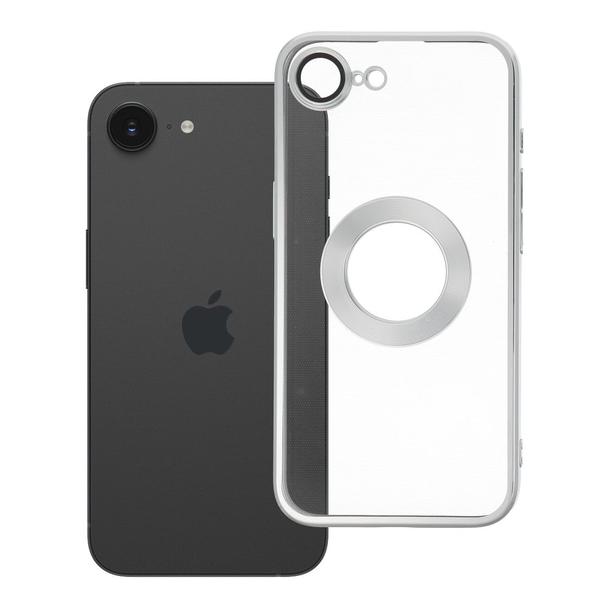 Futerał do iPhone 16e (SE 4 2025) / 17e Glam srebrny