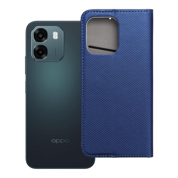 Etui z klapką na Oppo A6 Smart Case Book granatowe