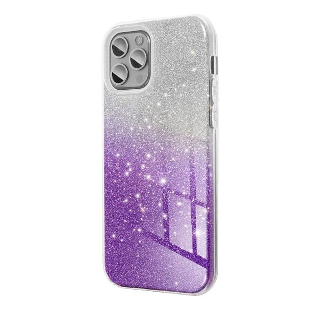 Futerał do iPhone 11 PRO Shining transparentny fioletowy