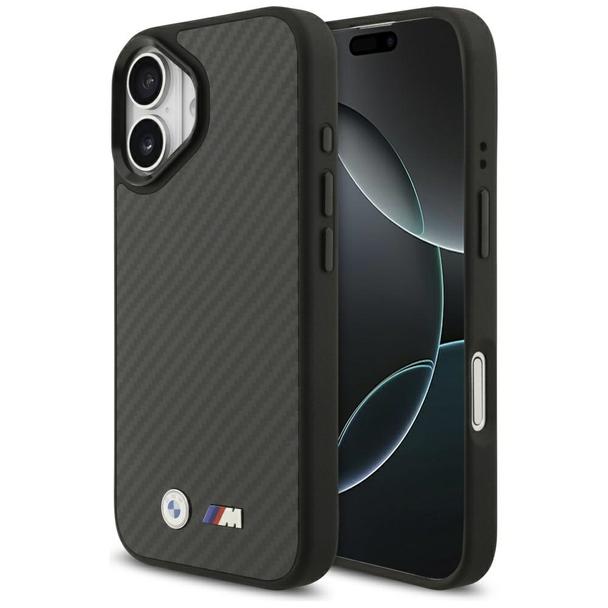 BMW futerał do IPHONE 17 kompatybilny z MagSafe BMHMP17S24CFMMK (Kevlar Matt) black