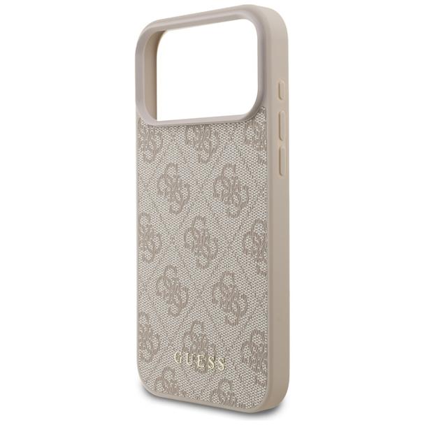 GUESS futerał do IPHONE 17 Pro Max GUHCP17XG4GFPI (PU 4G Classic) różowy