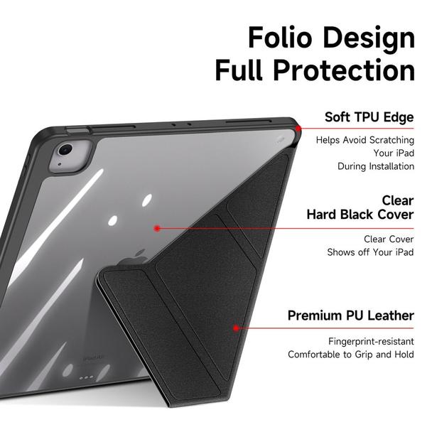 DUX DUCIS etui MAGI z miejscem na rysik do iPad Air 13 (2024) czarne
