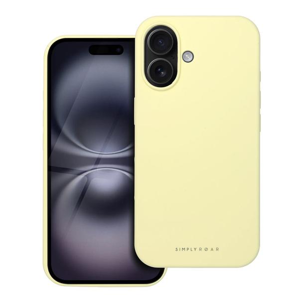ROAR futerał CLOUD SKIN do IPHONE 16 Jasnożółty