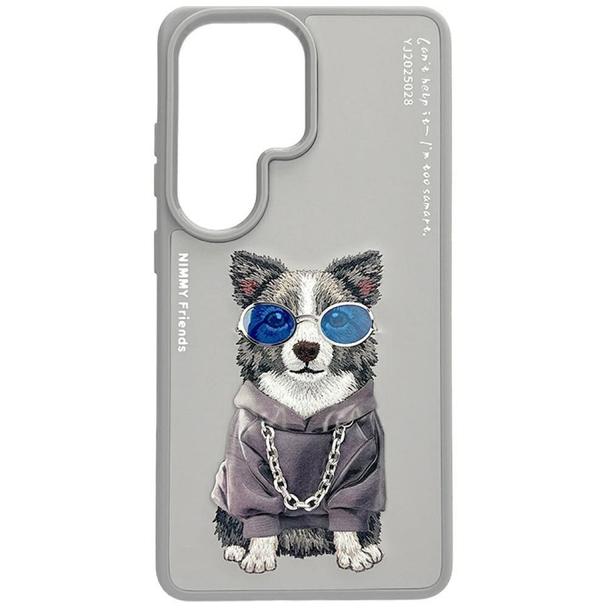 NIMMY futerał GLASSES COOL DOG do SAMSUNG S26 Ultra szary