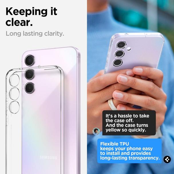 SPIGEN futerał LIQUID CRYSTAL do SAMSUNG A55 5G transparent