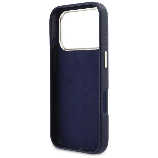 GUESS futerał do IPHONE 17 Pro Max GUHCP17X5PS4RGGB (PU FW Resin Logo) niebieski