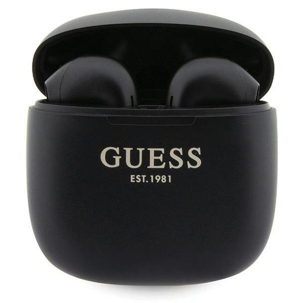 GUESS słuchawki bezprzewodowe bluetooth TWS + stacja dokująca GUTWST26PSK (Classic EST Logo) czarne