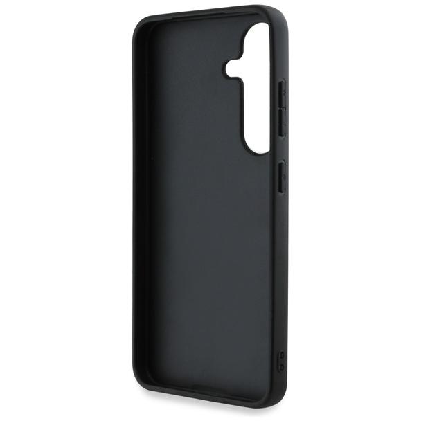 GUESS futerał do SAMSUNG S25 GUHCS25SPGT4MBK (PU Grained Big 4G and Classic Logo) czarny