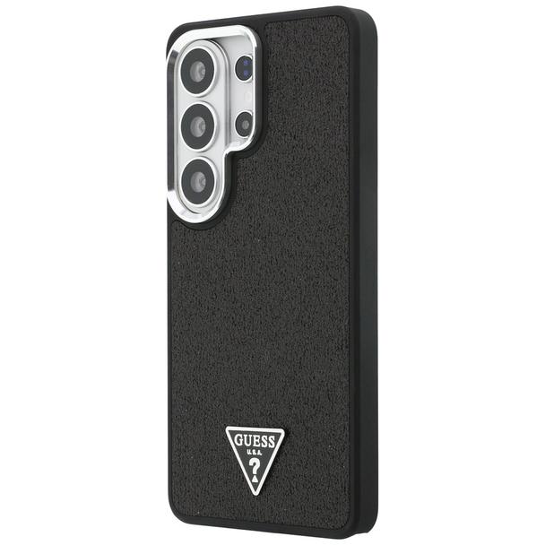 GUESS futerał do SAMSUNG S26 Ultra GUHMS26LPFGTSCMK (Fixed Glitter Triangle MagSafe) czarny