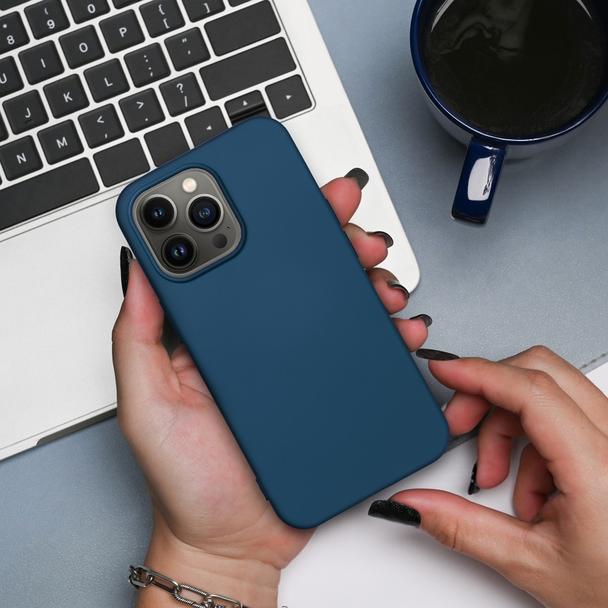Etui na Samsung A07 / A08 Silicone niebieskie
