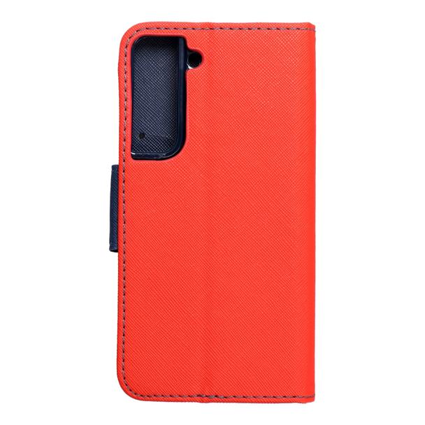 Kabura FANCY Book do SAMSUNG S22 czerwono granatowy
