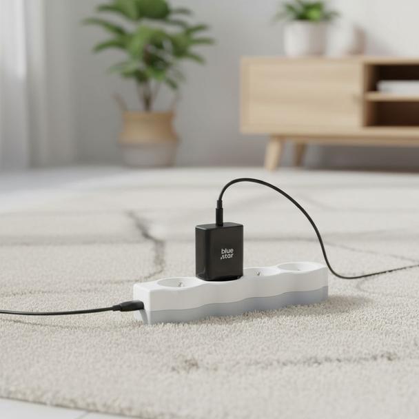 Ładowarka sieciowa do telefonu Blue Star USB C QC4.0 PD 3A 35W TFB-TC-35WPD czarna