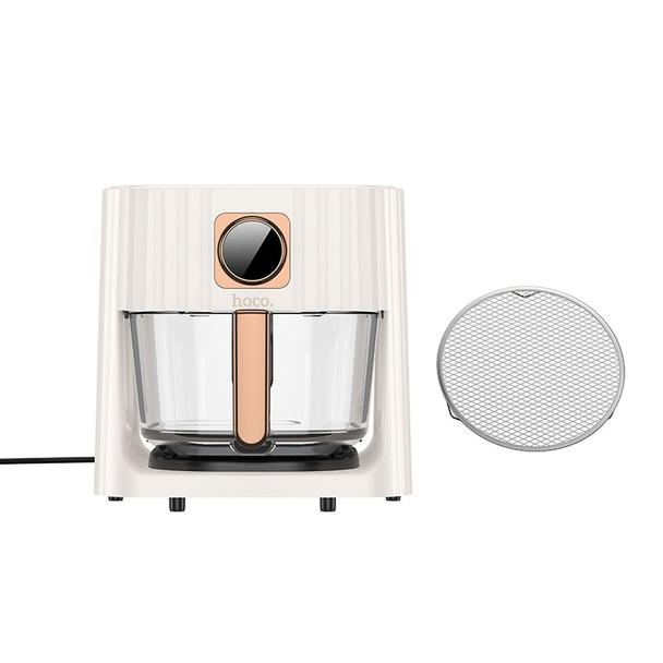 Frytkownica beztłuszczowa Air Fryer Hoco z ekranem dotykowym 4,5L 1100W HE22 biała