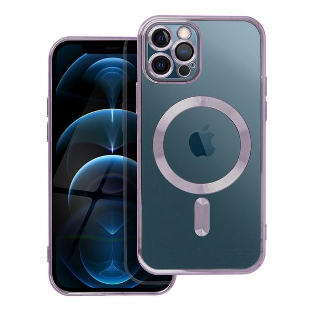 Futerał do iPhone 12 PRO Electro Mag Cover zgodny z MagSafe fioletowy