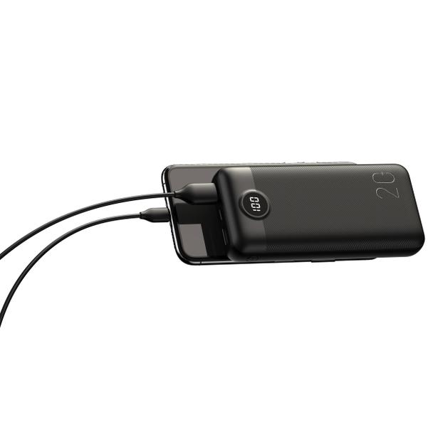 Powerbank Veger L20S (VP2039PD / W2039PD) PD QC3.0 2A 20000 mAh czarny 0INT