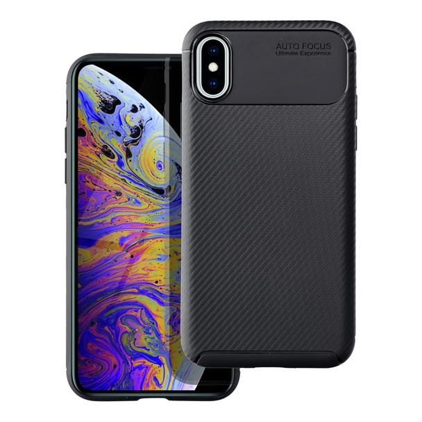 Futerał do iPhone X / XS Carbon Premium czarny
