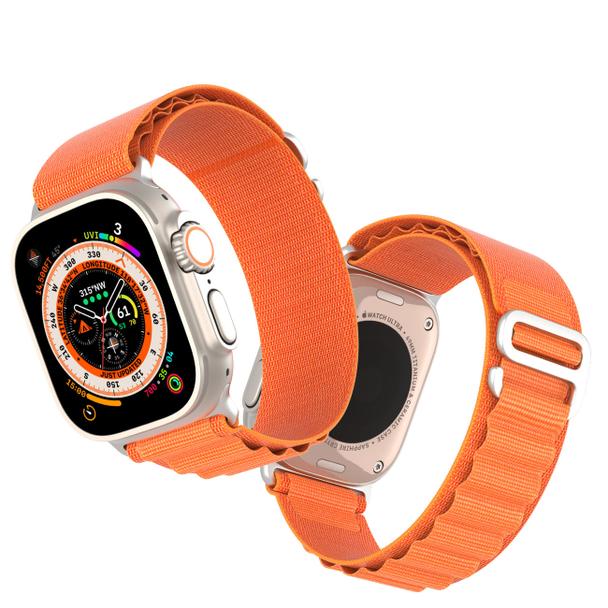 DUX DUCIS pasek GS nylonowy do Apple Watch 38 / 40 / 41 mm pomarańczowy