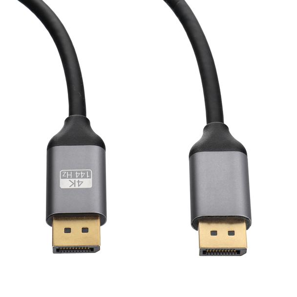 Kabel Display Port do Display Port 1.4 Blue Star 4K 144Hz - High Speed, HDR, Ethernet, G-SYNC/FreeSync, 32Gbps, 2 m czarny