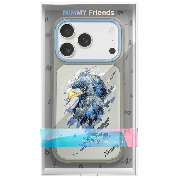 NIMMY futerał EAGLE kompatybilny z MagSafe do IPHONE 18 Pro Max/17 Pro Max szary