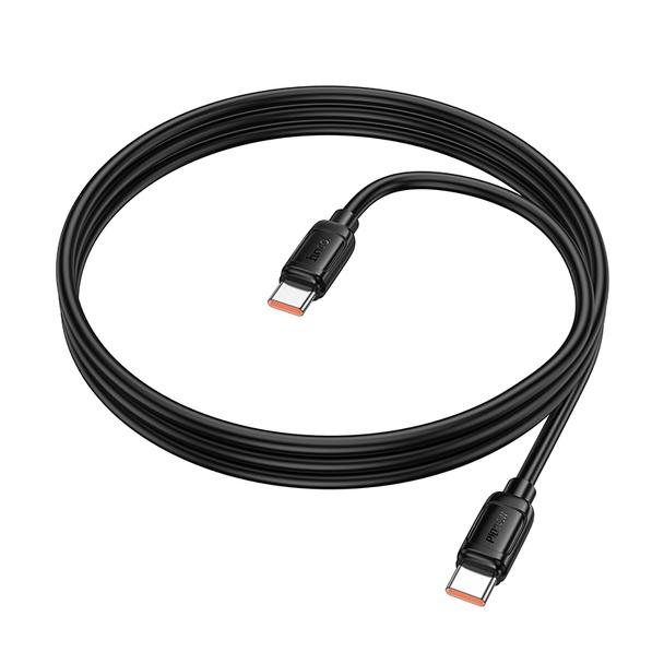 Kabel USB C do USB C Hoco PD 5A 240W 1 m X115 czarny