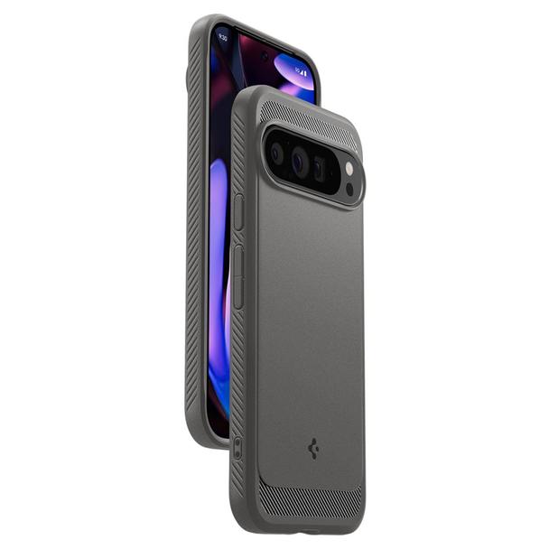 SPIGEN futerał RUGGED ARMOR do GOOGLE Pixel 9 Pro XL marble grey
