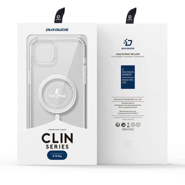 DUX DUCIS futerał CLIN MAG kompatybilny z MagSafe do IPHONE 15 Plus transparentny
