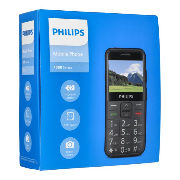 Telefon komórkowy Philips E171L czarny