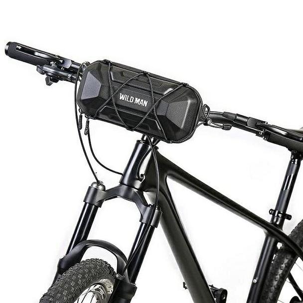 WILDMAN sakwa rowerowa na kierownicę na zamek 2L XT17 czarna