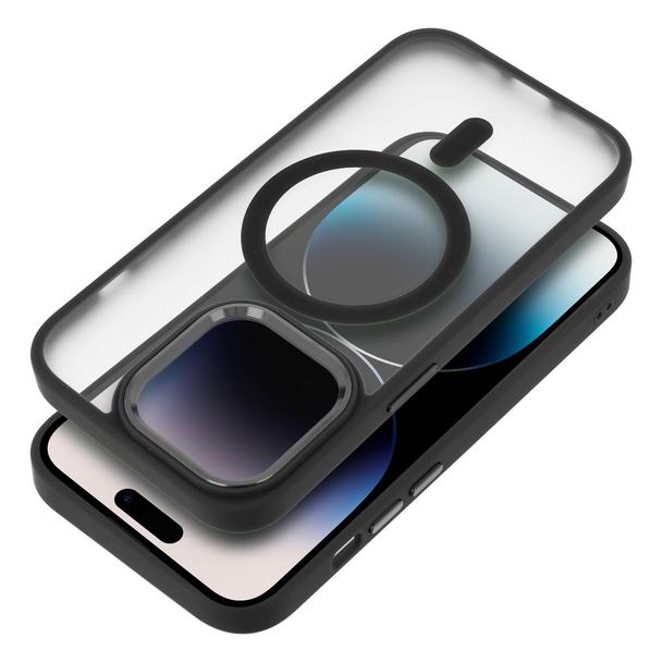 Futerał do iPhone 14 Matte Mag Cover zgodny z MagSafe czarny
