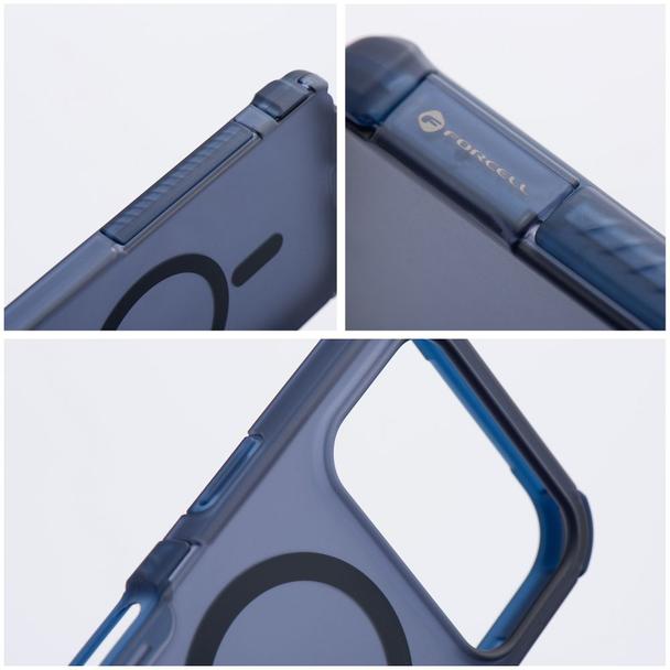 Etui na iPhone 16 PRO Forcell F-Protect BumperX Premium zgodne z MagSafe granatowe 0INT