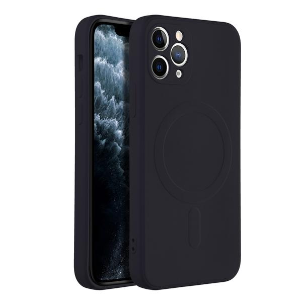 Futerał do iPhone 11 PRO Silicone Mag Cover zgodny z MagSafe czarny